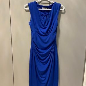 Calvin Klein blue bodycon dress, size 4.